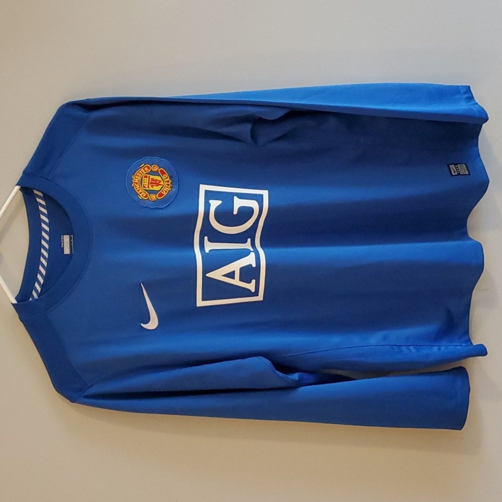 Nike Blue Manchester United Jersey